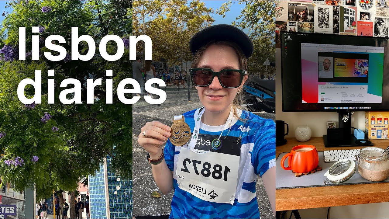 lisbon diaries | running, sober life, cooking & work things 🍂