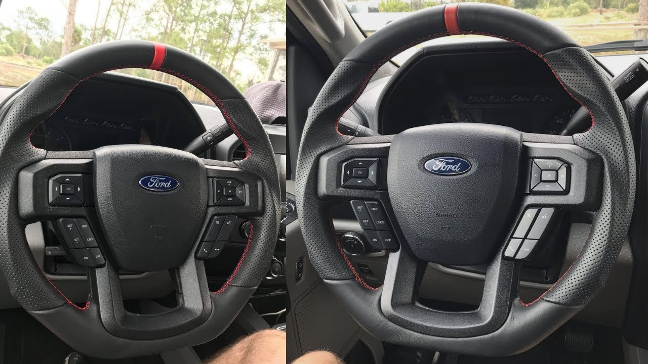 Installing A CUSTOM RAPTOR Steering Wheel On My Ford F150