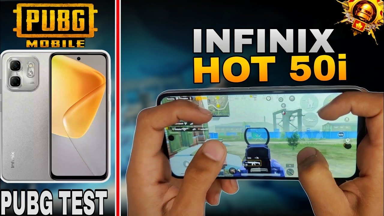 Infinix Hot 50i PUBG TEST | helio G81 - Full Gaming Fps & Graphics test 🔥