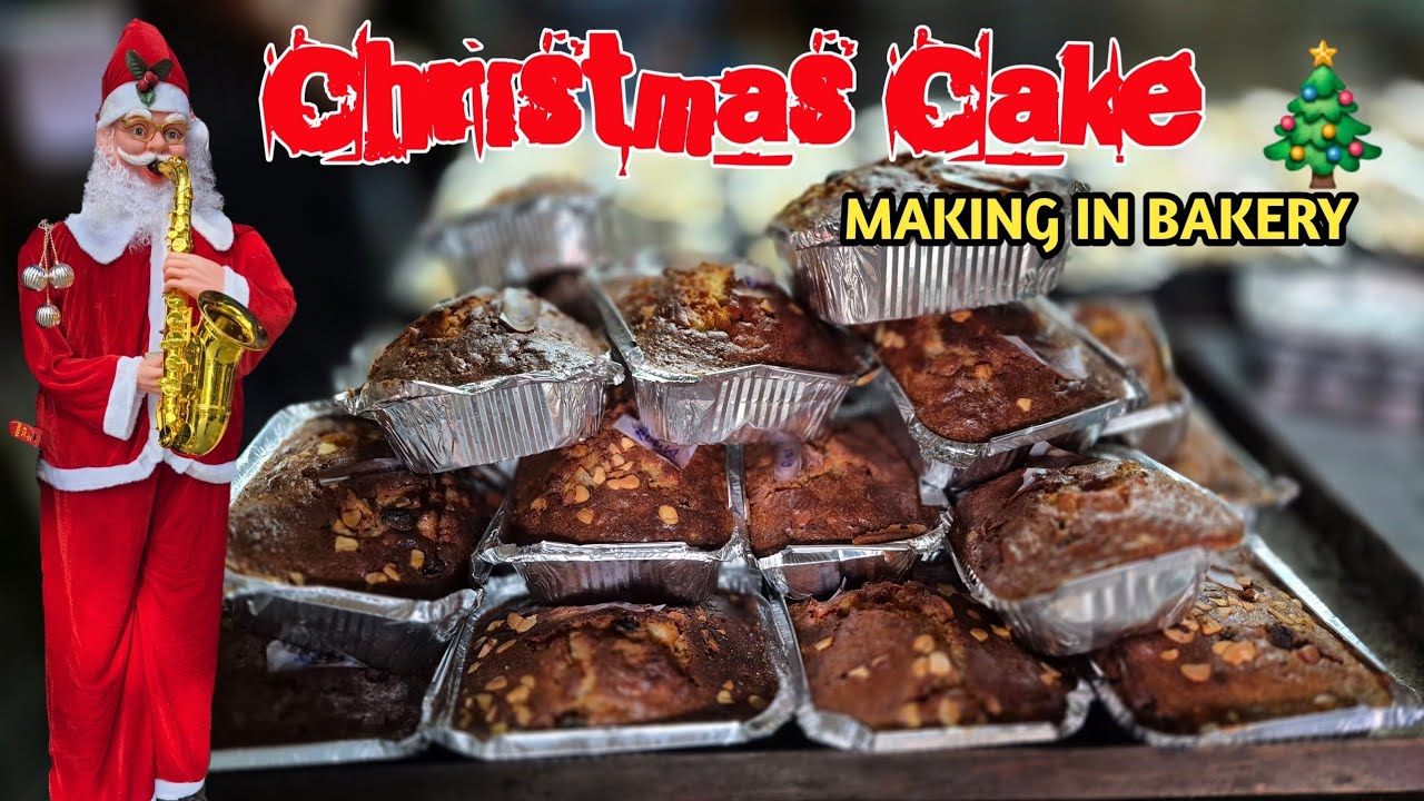 How to make Christmas cakes in a Bakery | Christmas Cake | Kolkata's Mix Fruit Cake