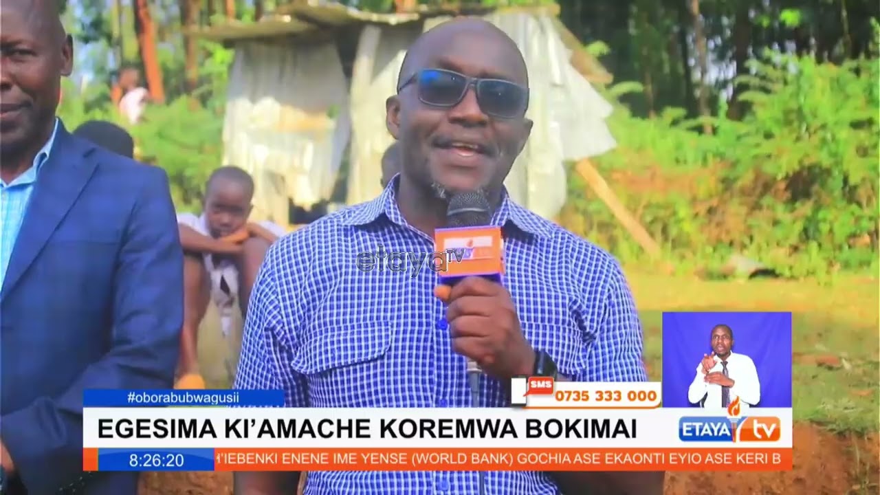 MCA Jimmy Kenyanya foresees the construction of a borehole in Bokimai Dispensary #etayadigital