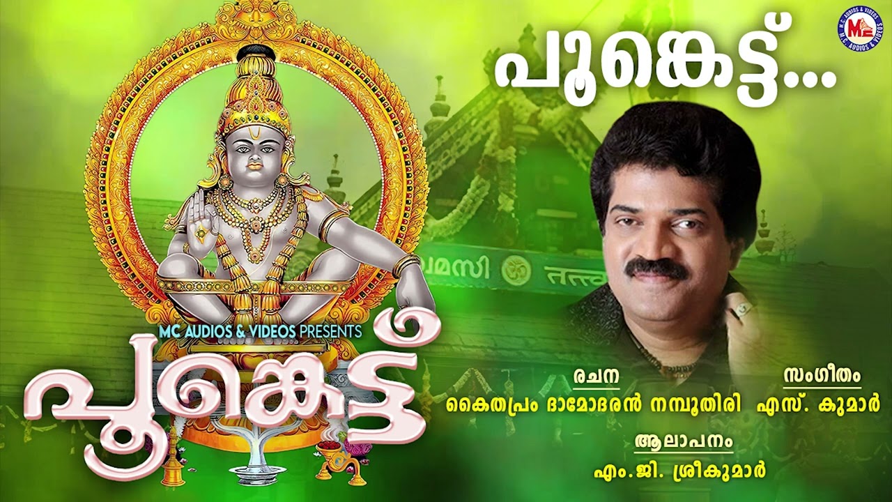 പൂങ്കെട്ട് കെട്ടു കെട്ടി | ayyappa devotional song malayalam | mg sreekumar |