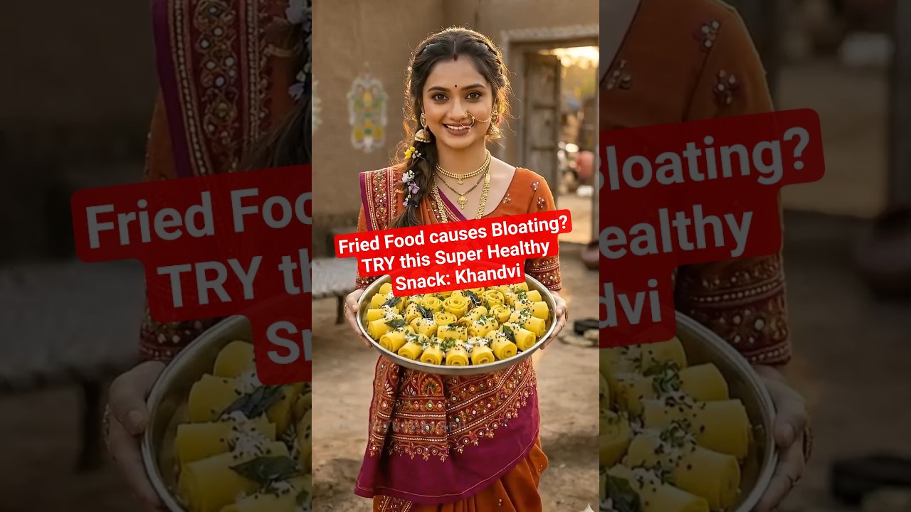 When Fried Snacks Caused Bloating, Gujarat made This Healthy Snack: Khandvi #shorts #foodshorts