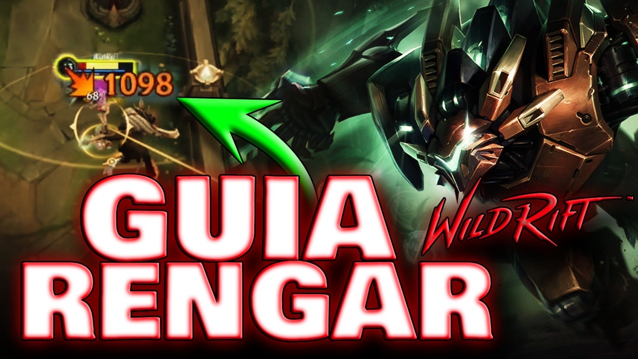 LA MEJOR GUIA DE RENGAR DE TODO WILD RIFT - HABILIDADES/COMBOS/CONSEJOS/BUILD/GAMEPLAY