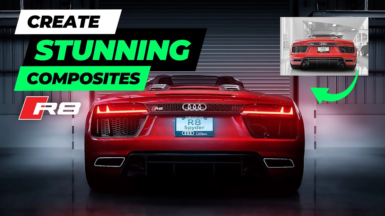 Audi R8 Photoshop Composite