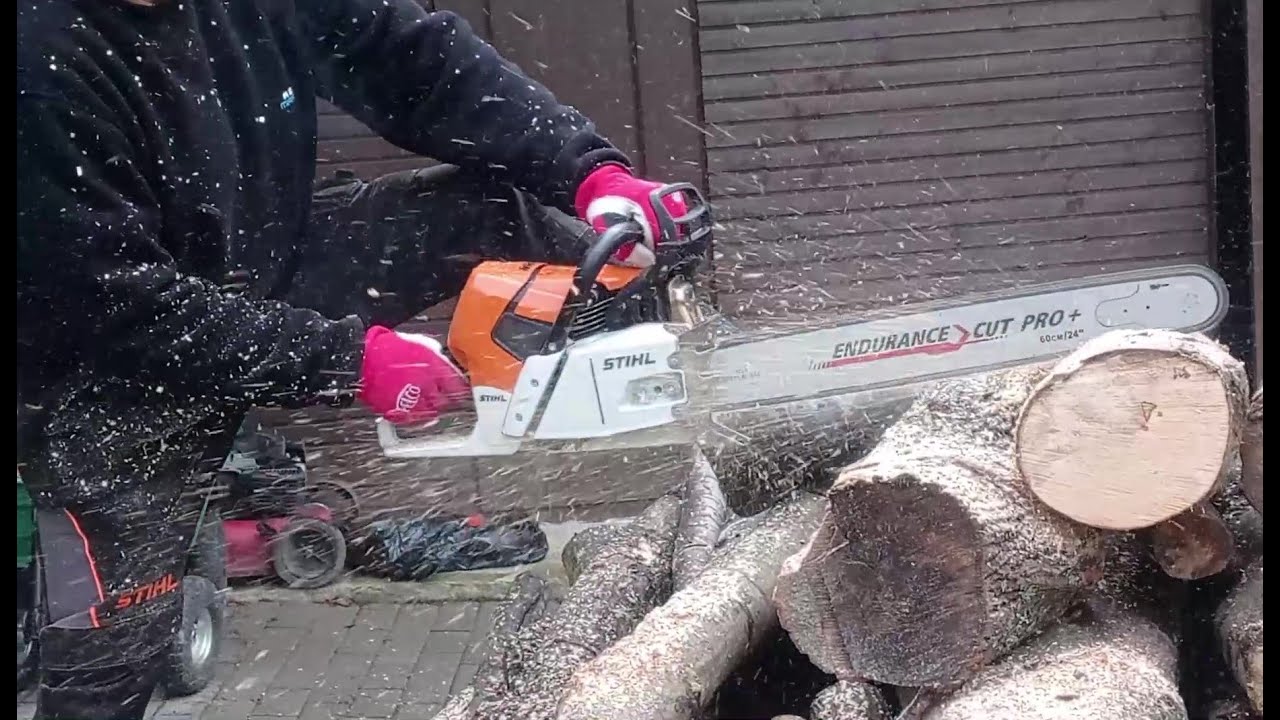 Stihl vs Straus  Tűzifa darabolás profi és barkács gépekkel
