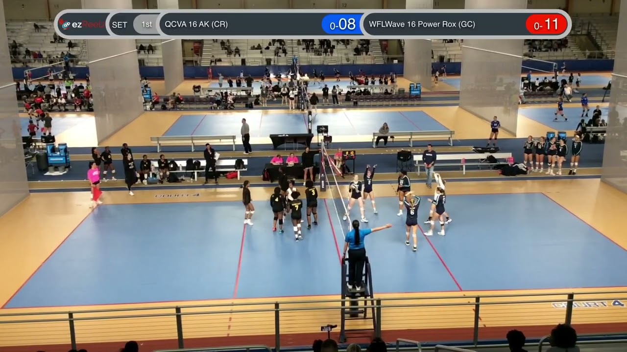 QCVA 16 AK (CR) vs WFLWave 16 Power Rox (GC), 2022-04-02, Day 1, Match 3, 1st Set