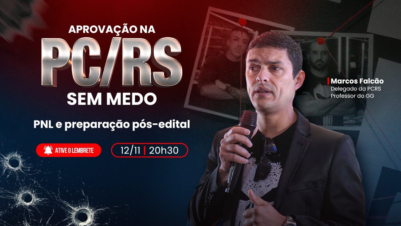 Aprova&ccedil;&atilde;o na PCRS sem medo: PNL e prepara&ccedil;&atilde;o p&oacute;s edital
