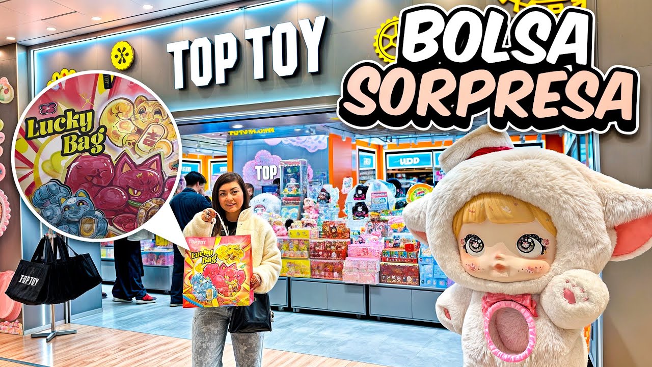 La tienda nueva que quiere destronar a PopMart en Japón: entré a TopToy y compré su BOLSA SORPRESA