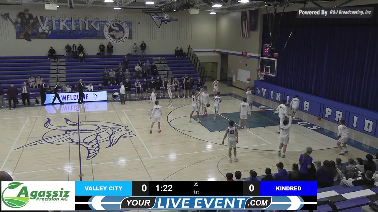 Valley City vs Kindred - North Dakota High School Boys Basketball