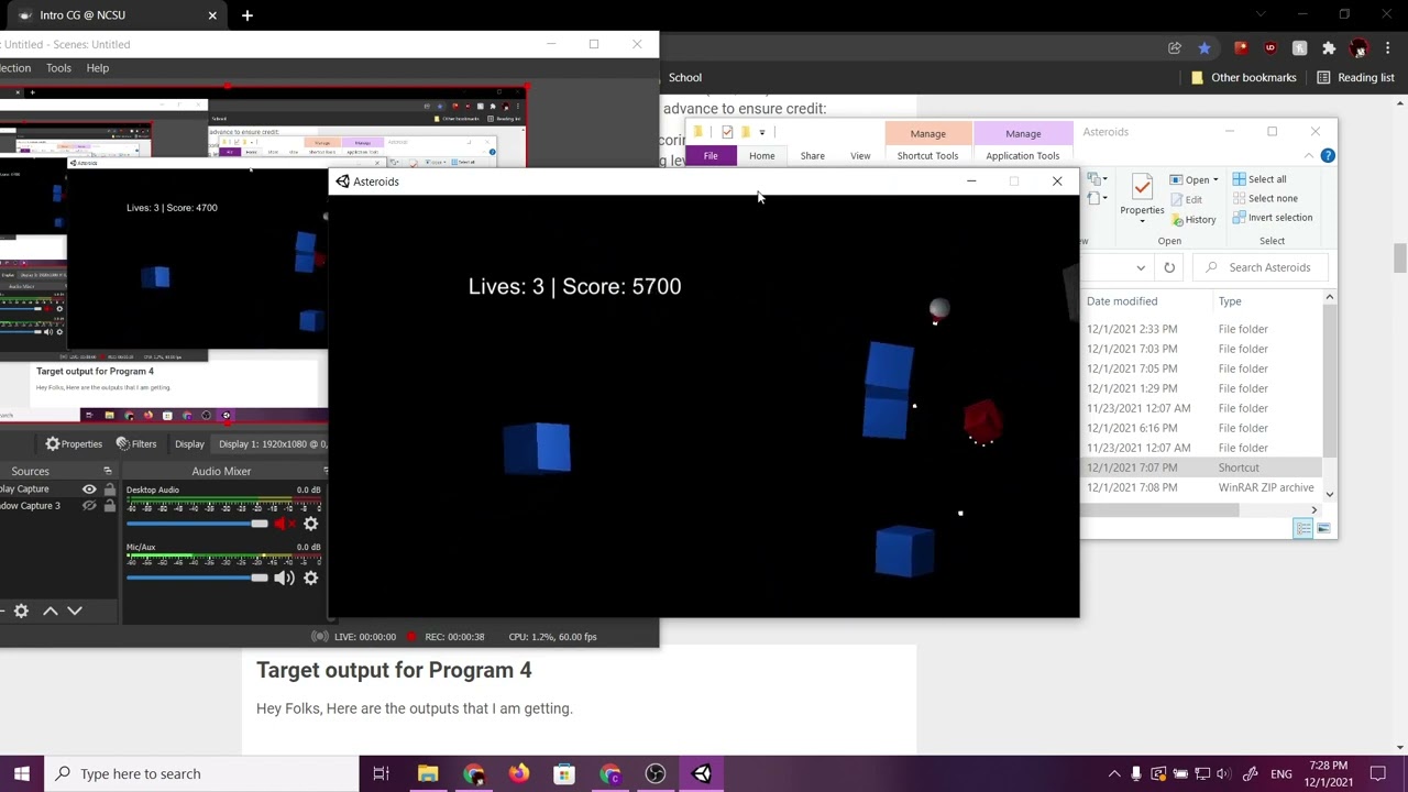 ncsu cgclass projects 2021: Caleb Hughes