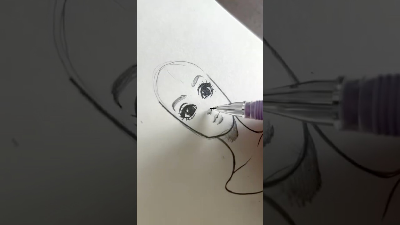 Пробую тот же рисунок снова через год!