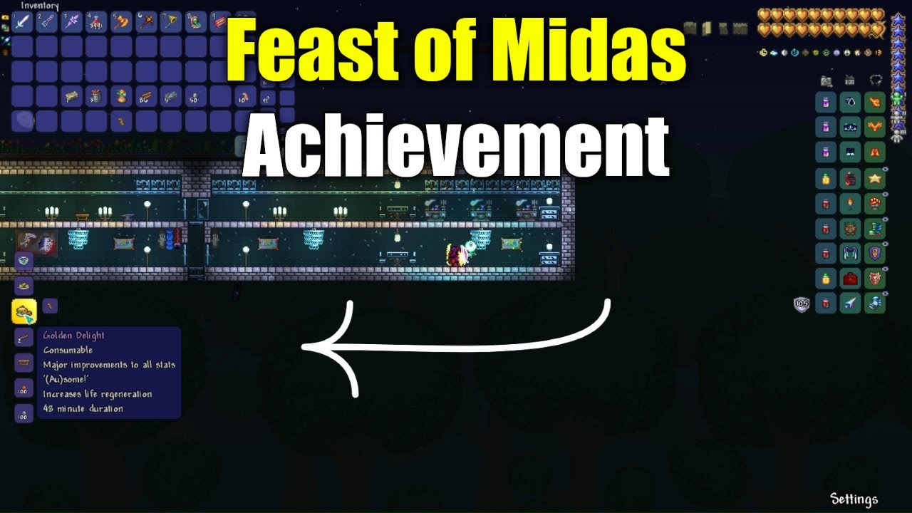Feast of Midas Achievement 🏆: Terraria