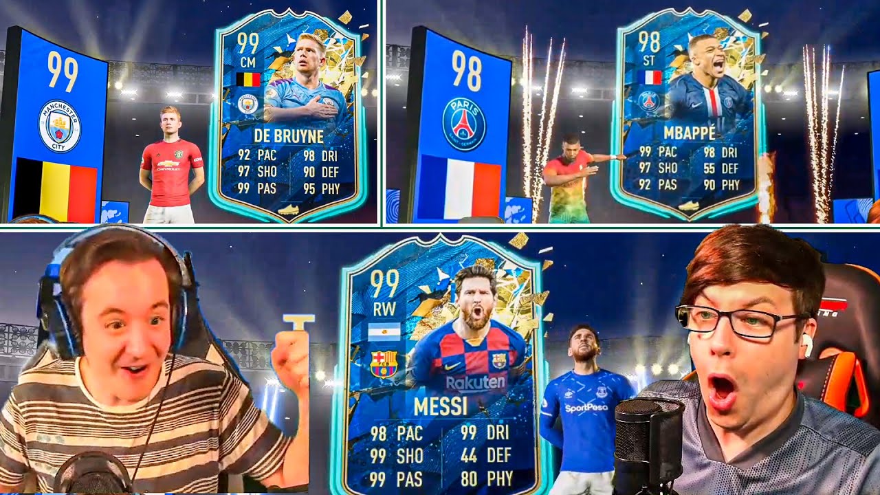 THE BEST ULTIMATE TOTS PACKS YOU WILL SEE - FIFA 20 ULTIMATE TEAM PACK OPENING