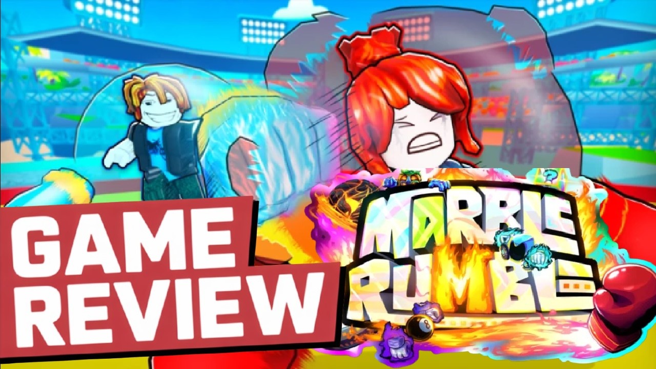 This NEW Roblox Game is INSANE! (Marble Rumble Review)