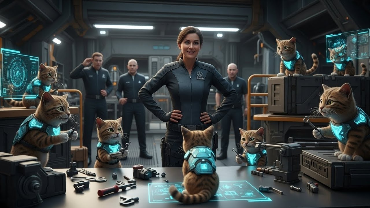 Command Spotted the Cat Cubs in the Workshop — The Human Said, “They’re My Apprentices”