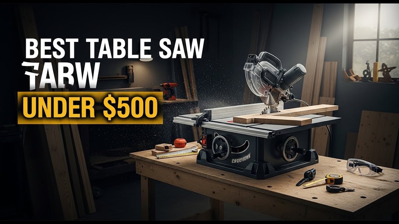 TOP 5 Best Table Saw Under $500 2026 | Woodworking on a Budget