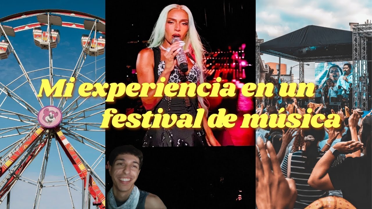 MI PRIMERA VEZ EN UN FESTIVAL DE MÚSICA‼️🎤