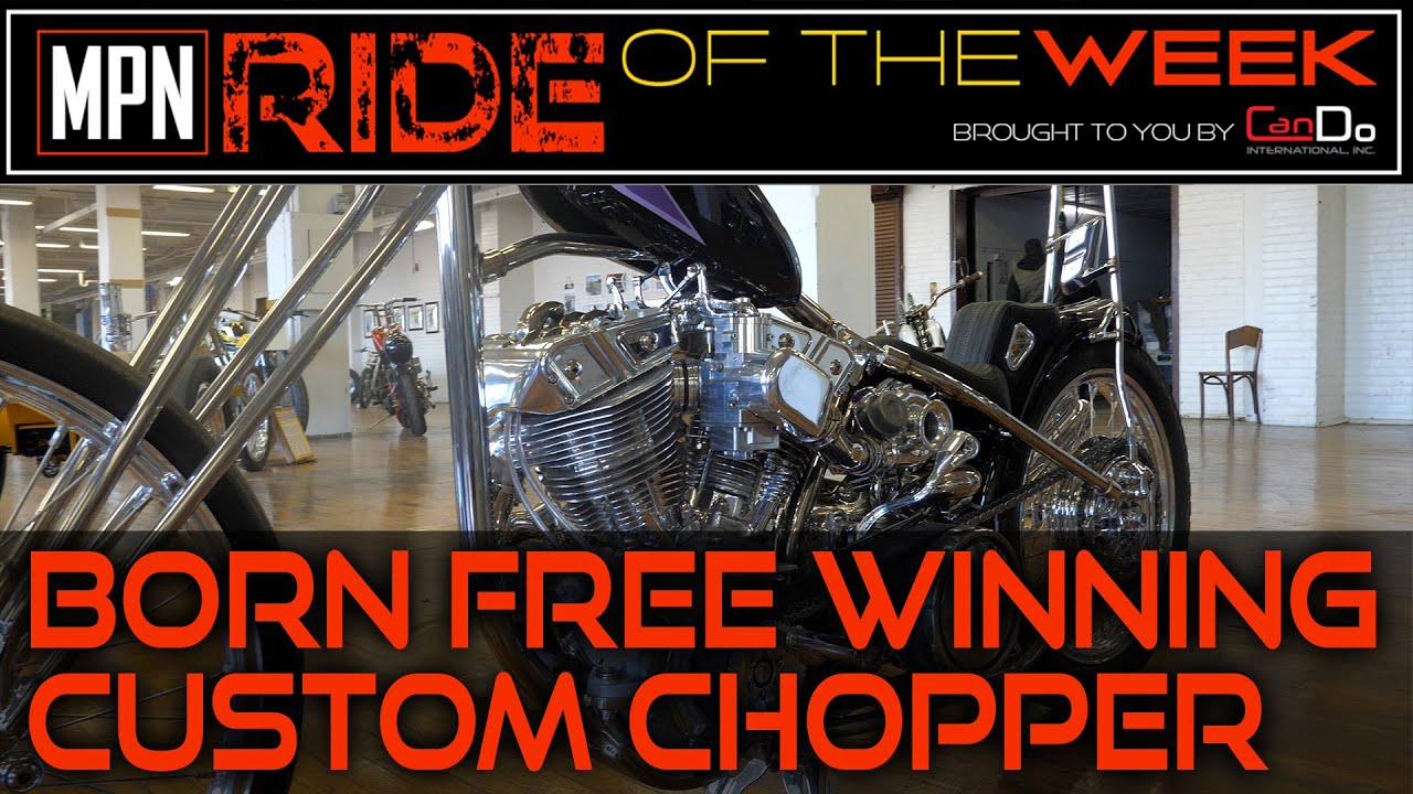 Christian Newman's Born Free-Winning Custom Chopper