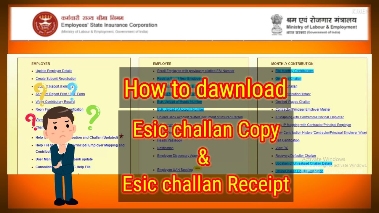 @kanhaggoodthings3412 How to Dawnload Esic challan copy & Challan Receipt/Dawnload challan &Receipt
