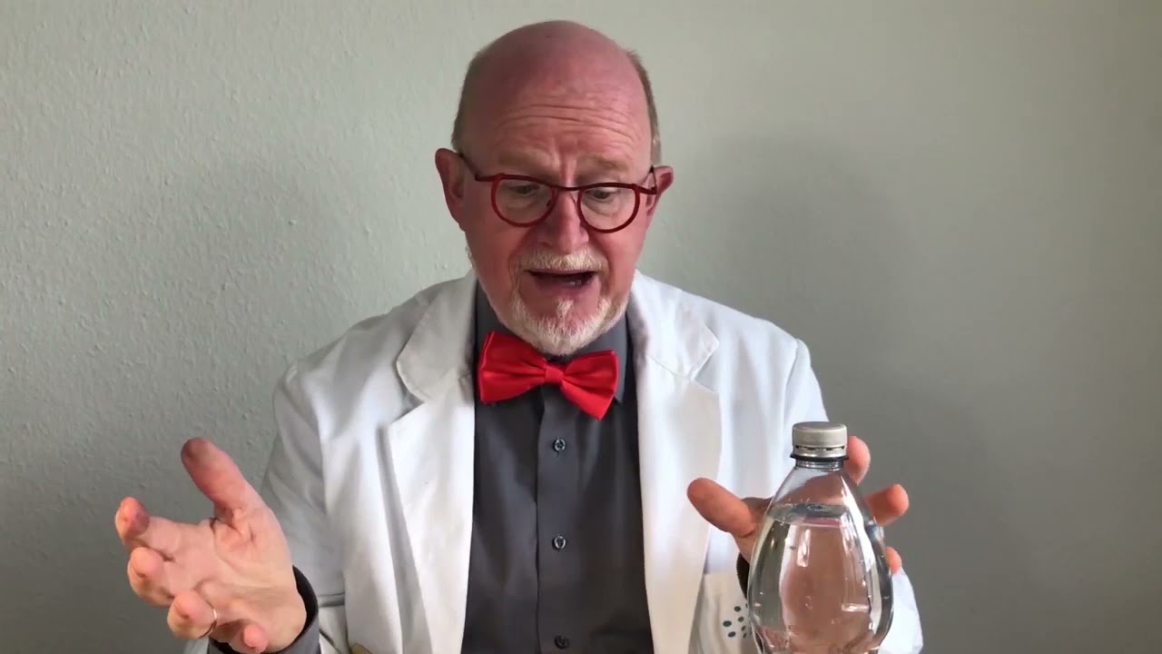 Druck in einer Wasserflasche