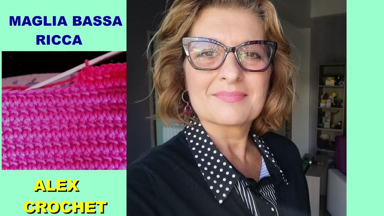 variante MAGLIA BASSA detta MAGLIA BASSA RICCA o  PUNTO FILETTO Alex Crochet