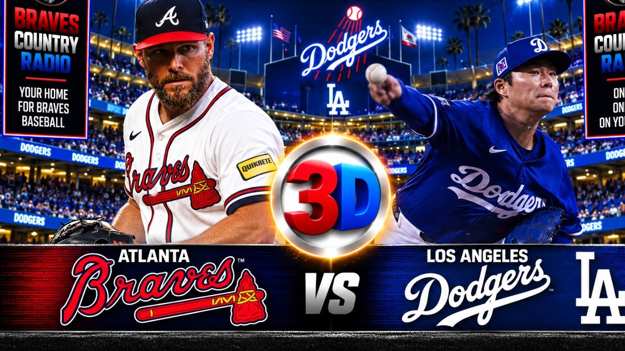 Braves vs Dodgers | NLDS 3D LIVE Stream Watch Party PBP Classic Call