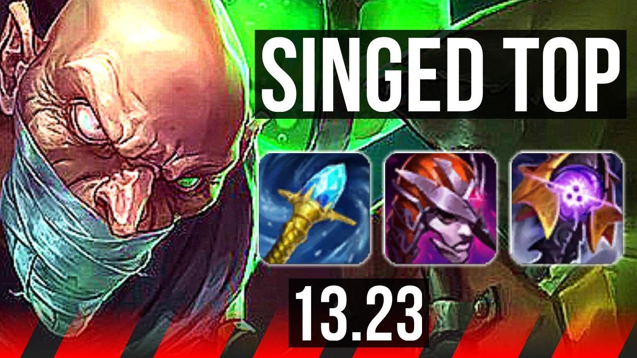 SINGED vs MORDEKAISER (TOP) | 6 solo kills, 500+ games, 1.0M mastery | BR Master | 13.23