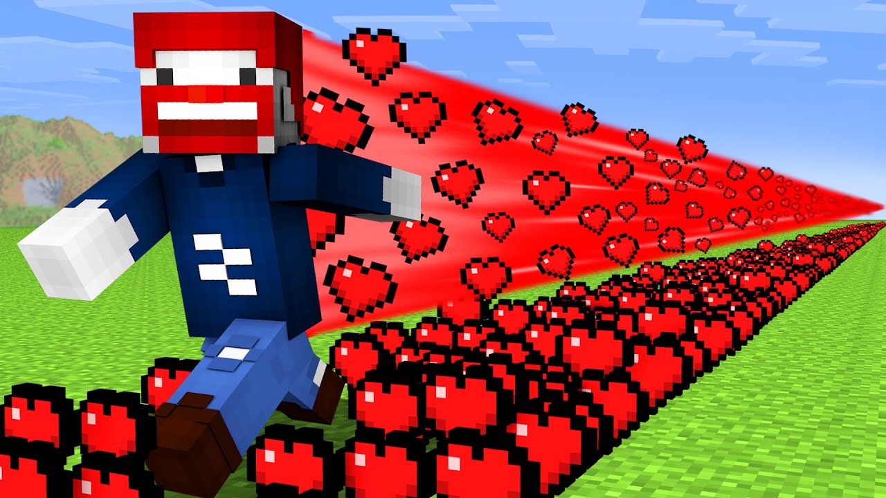 ALLES was ich BERÜHRE wird zu HERZEN in Minecraft