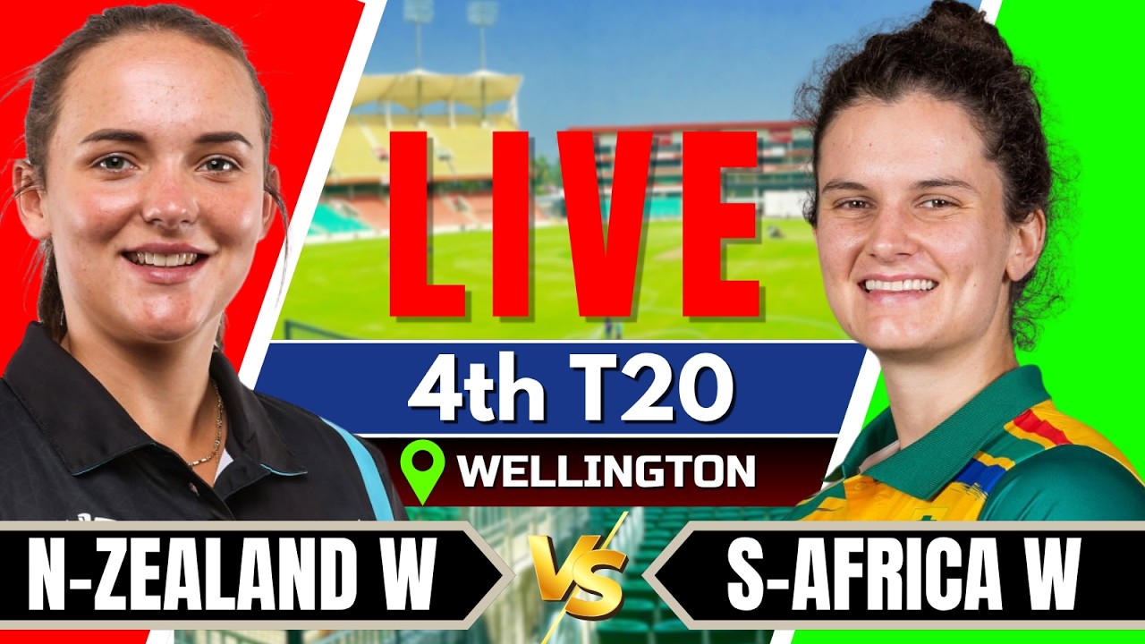 🔴Live: South Africa Women vs New Zealand Women | 4th T20 | Live cricket match today