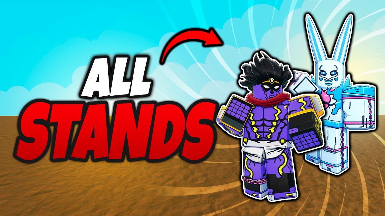 ALL SPECIAL STANDS in BRIDGER WESTERN Roblox - How to Get Tusk GER D4C and More Guide