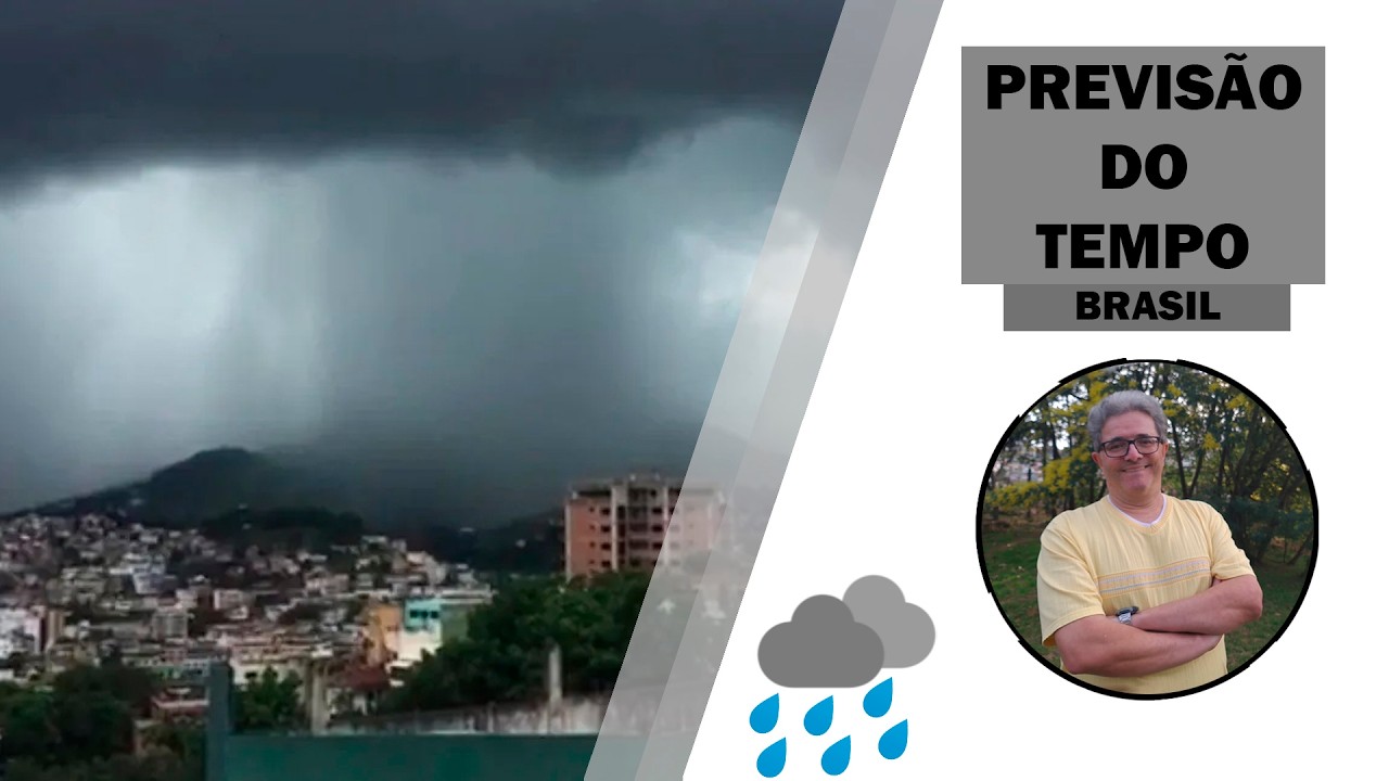 Brasil | ALERTA de muita chuva para MG, RJ e ES (22/01/2026)