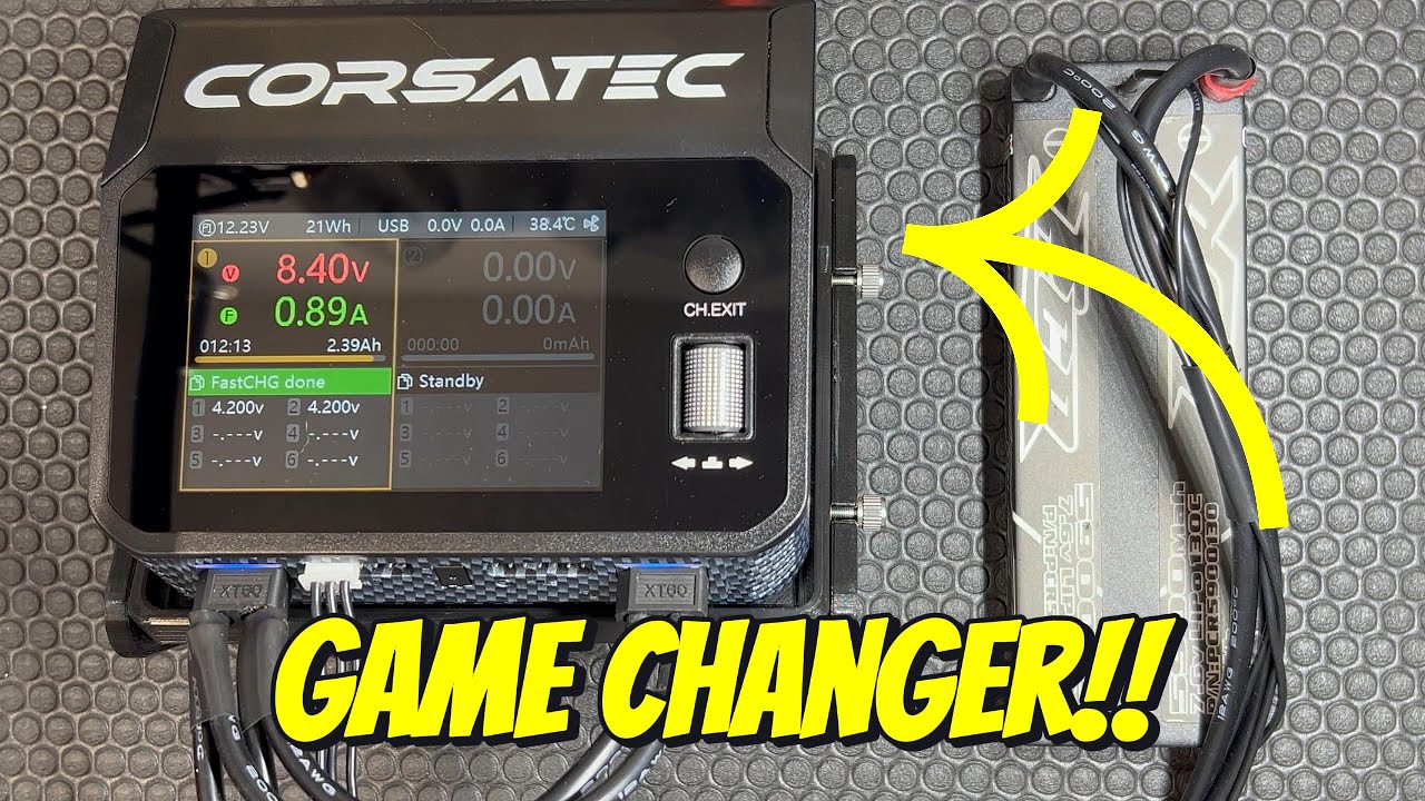 I review the Corsatec AC/DC 200W charger!