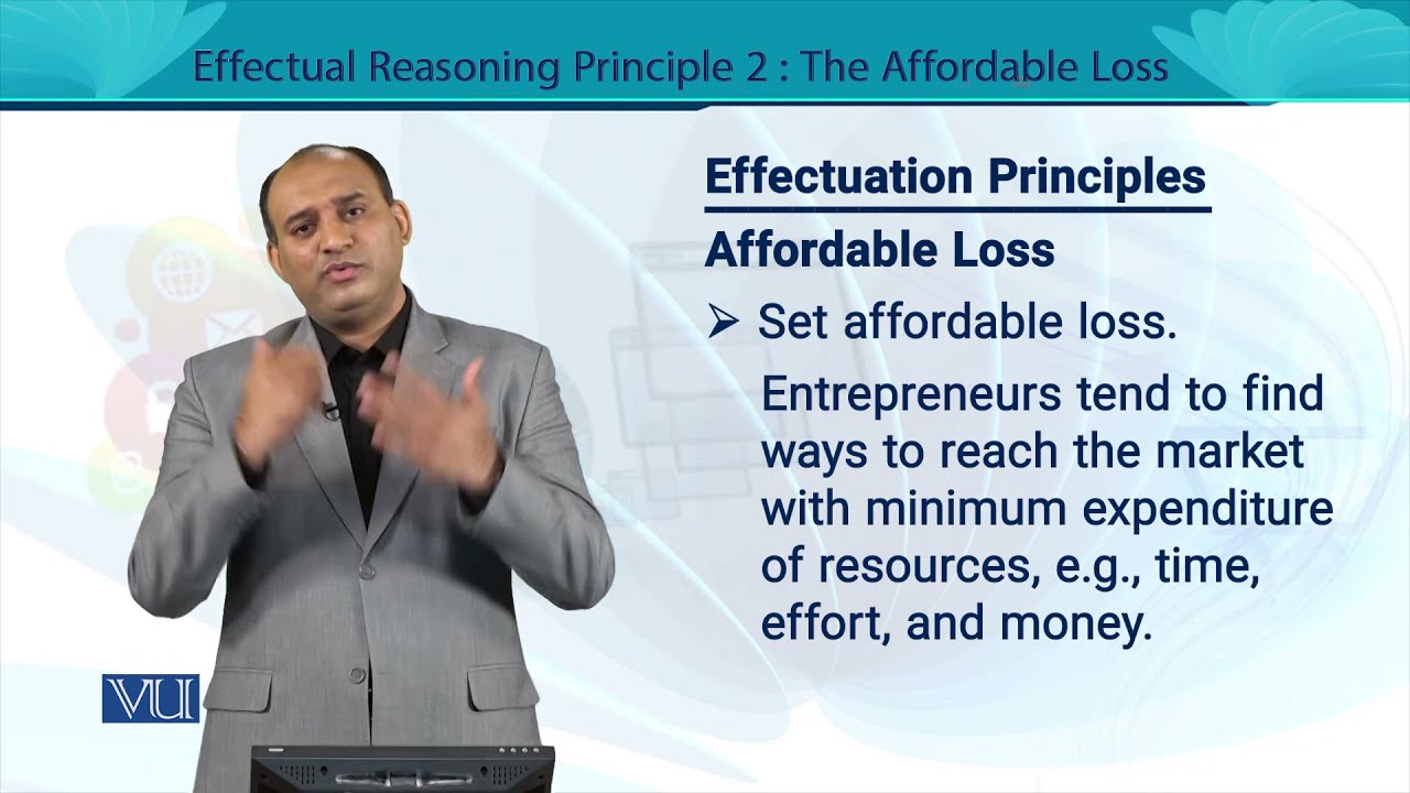 The Affordable Loss Principle | Entrepreneurship | MGT602_Topic081