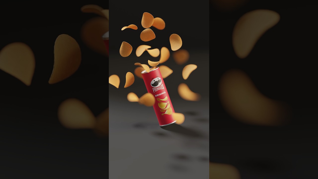 Комментарии по моделированию, день 4, Pringles #blender #blender3d #3dart #3dmodeling #graphicdes...