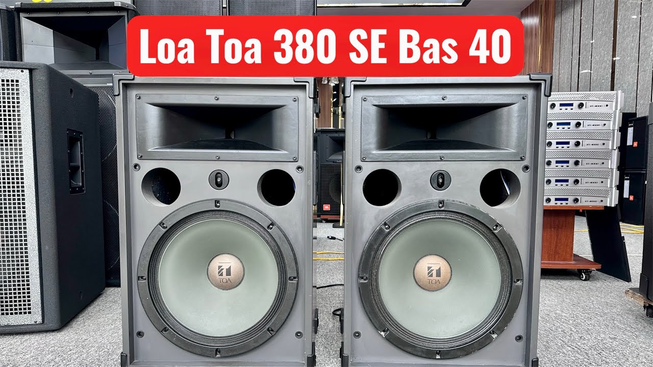 Loa Toa 380SE Bass 40 Ba đường tiếng. Đt 0936.583.140///0368.028.299