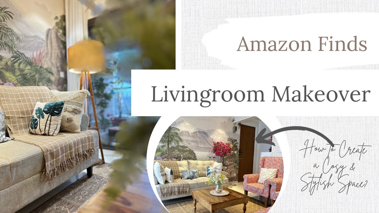 Aesthetic Living Room Makeover | Amazon Home Finds | Wakefit Sofa and Carpet Upgrade! Bohemian Vibe