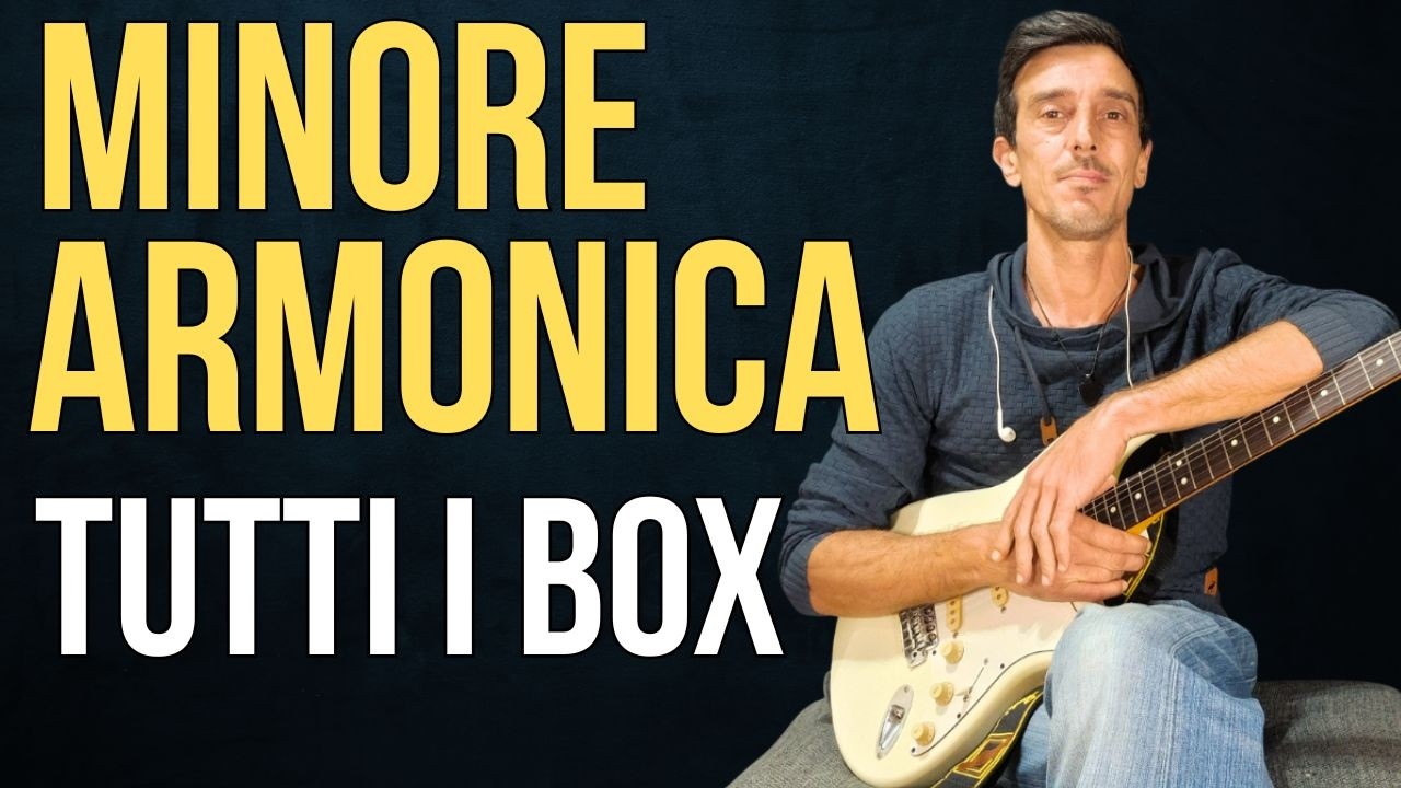 I BOX DELLA SCALA MINORE ARMONICA - 