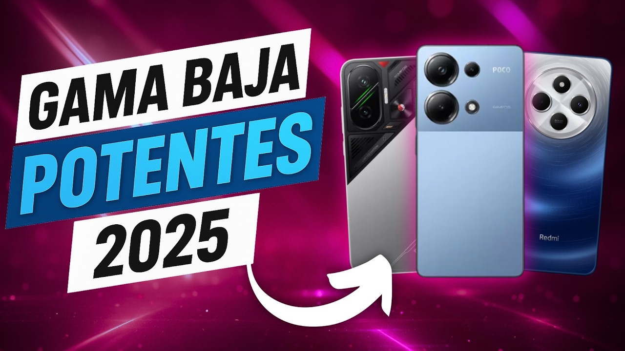 MEJORES celulares GAMA BAJA BARATOS para 2025