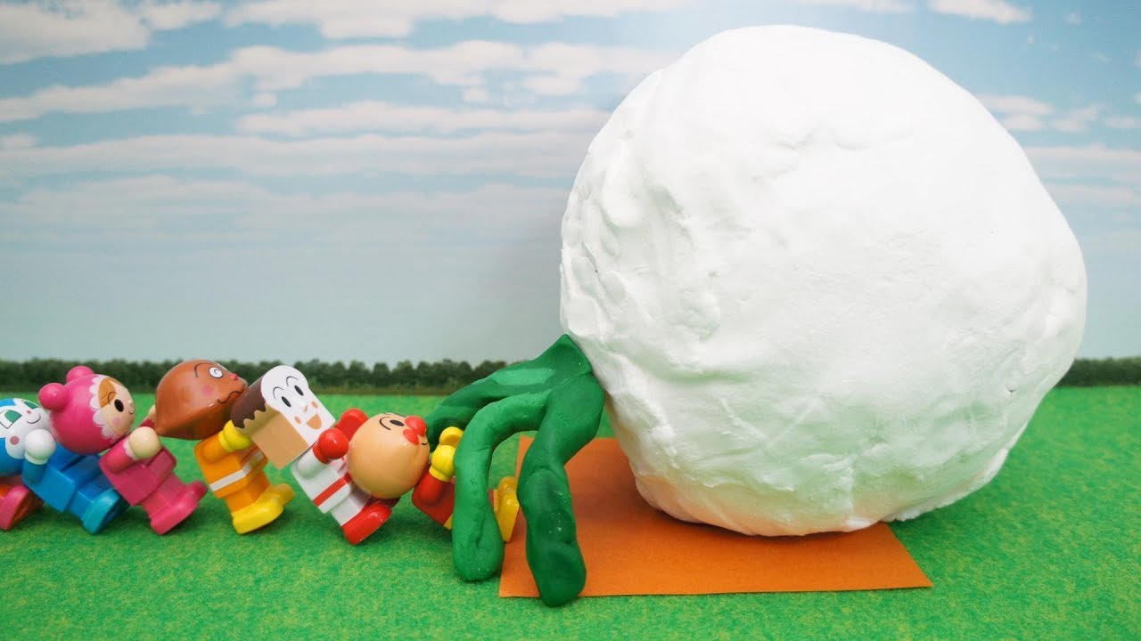 アンパンマン　おもちゃ❤️おおきなかぶ　ストップモーション　anpanman stopmotion The Gigantic Turnip　パパちゃんねる