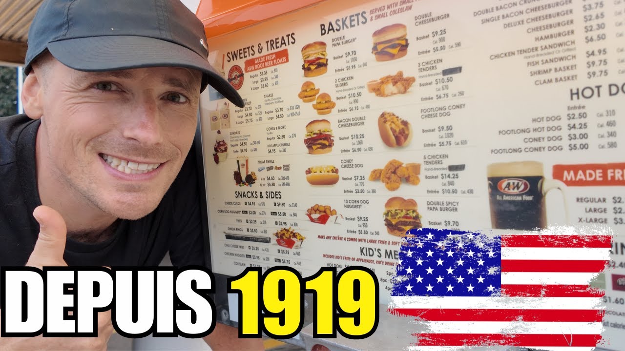 Je mange dans le + VIEUX Fast-Food aux USA 🇺🇸