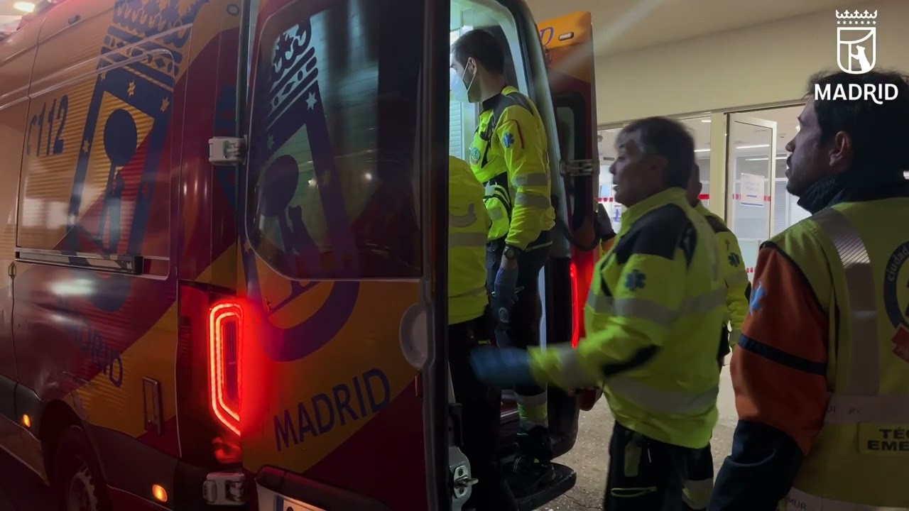 Accidente en altura en Usera
