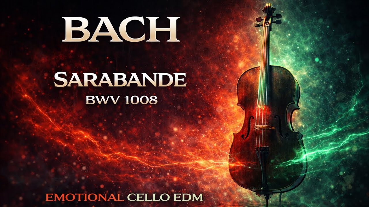 Bach — Sarabande BWV 1008 | Emotional Cello EDM