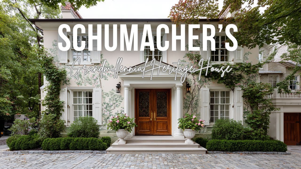 Grandmillennial Heritage House Inspired by Schumacher’s Iconic Floral and Chinoiserie Prints