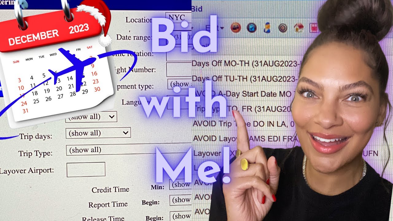Bidding My Dream December Schedule! | Life As a Flight Attendant Vlog