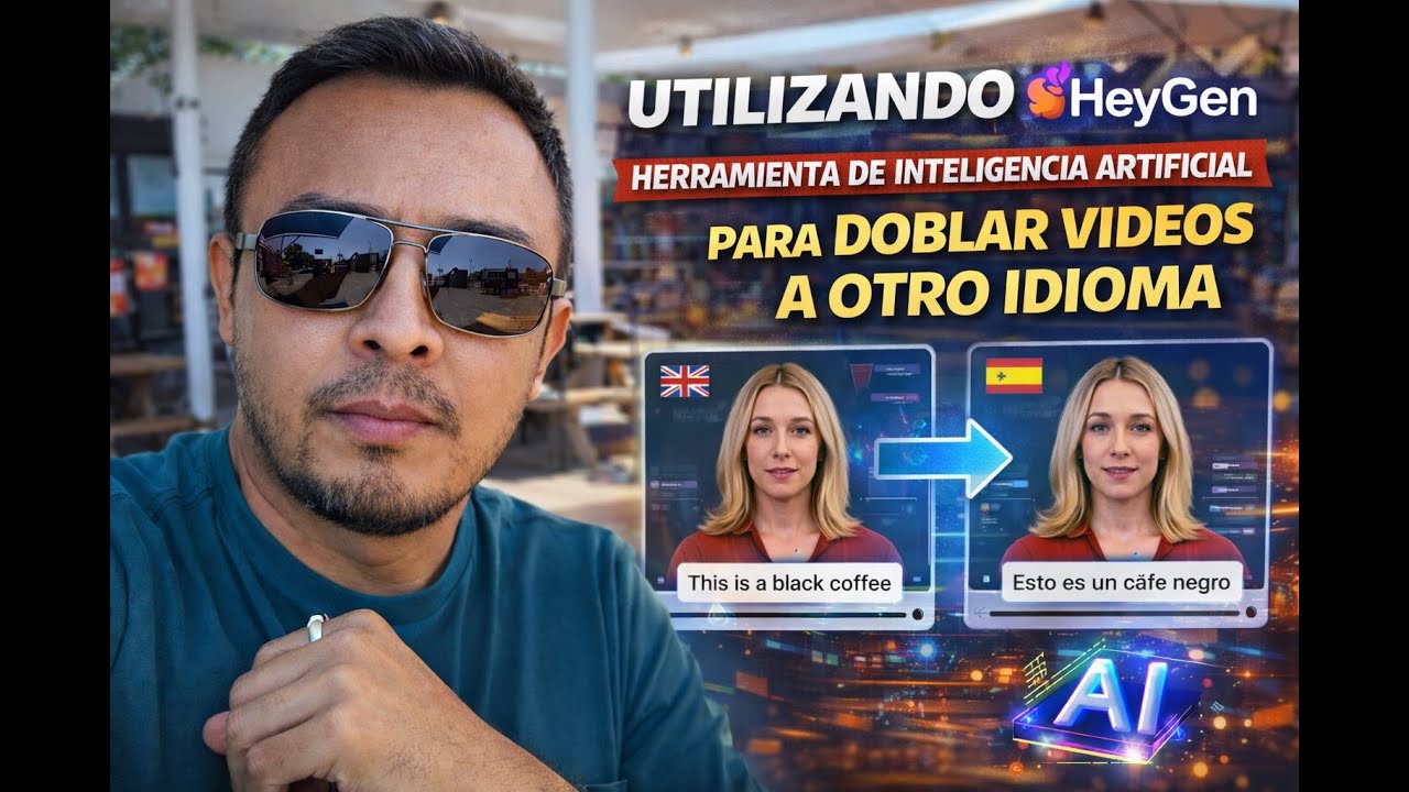 Utilizando HeyGen herramienta de inteligencia artificial para doblar videos a otro idioma (Parte 1)