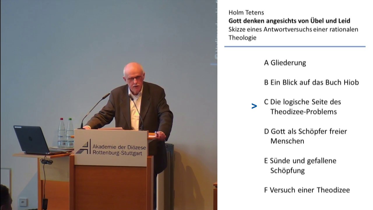 Tetens: Übel und Leid - theistische vs. naturalistische Deutung