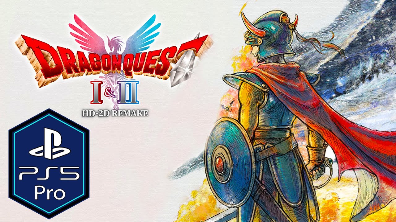 Dragon Quest I & II HD-2D Remake PS5 Pro: геймплей