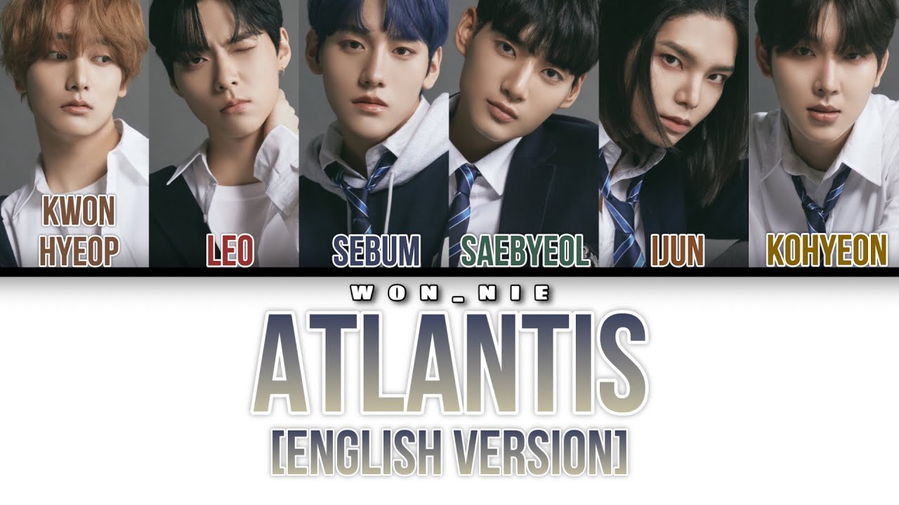 Atlantis By WAKER [ENGLISH VERSION] (Colour Coded Lyrics)