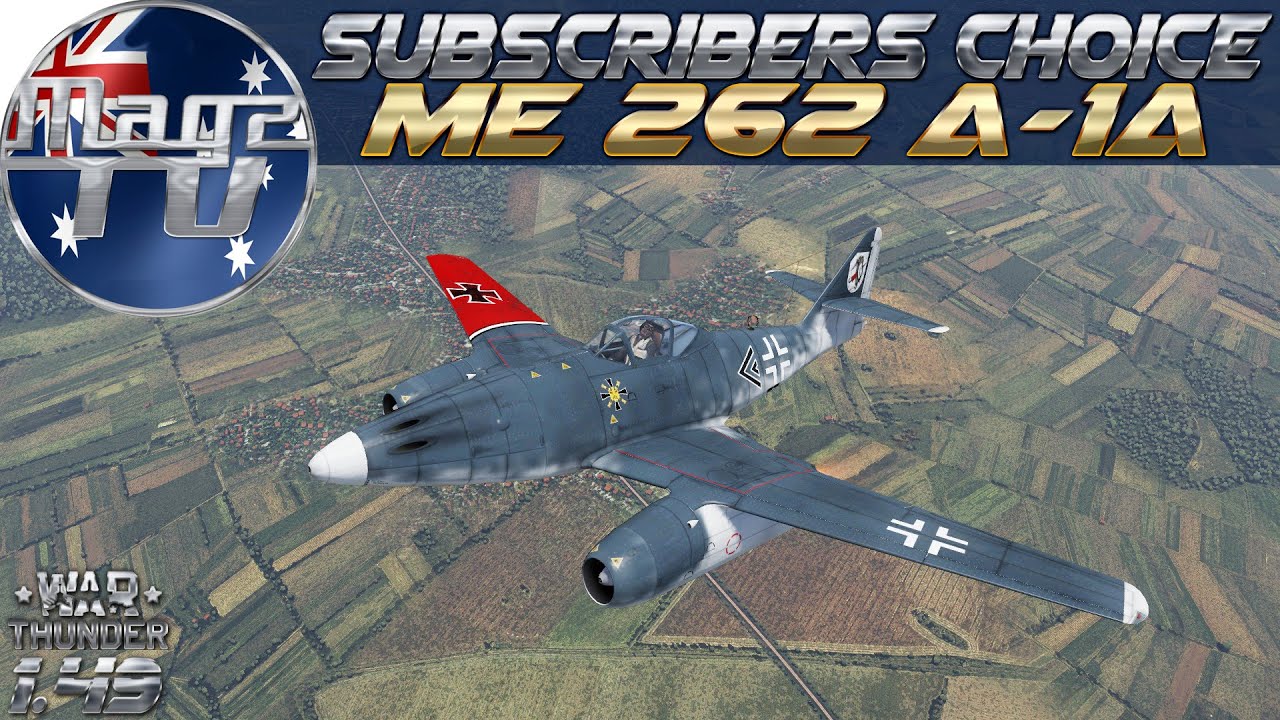War Thunder - Subscribers Choice Me 262 A-1a - Realistic Battle